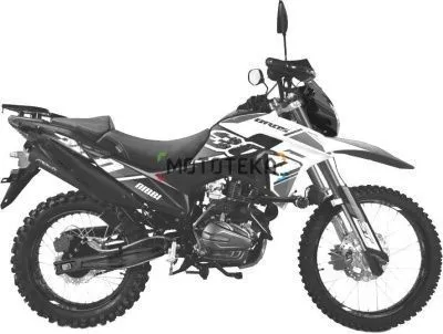 Мотоцикл кроссовый / эндуро Racer (Рейсер) RC300 - GY8B Bros зелёный с ПТС