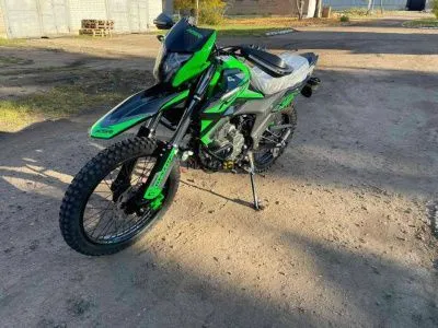 Мотоцикл кроссовый / эндуро Racer (Рейсер) RC300 - GY8V XSR зелёный с ПТС