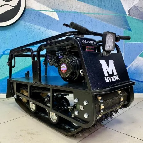 Мотобуксировщик Мужик М380. 1250. 6.5 л.с.. катковая | Мототека