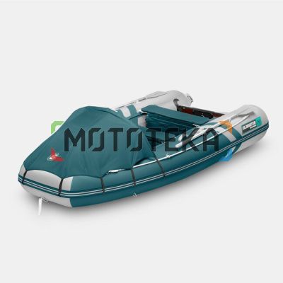 Лодка ПВХ GLADIATOR (Гладиатор) E 350 PRO морской зелёный/белый