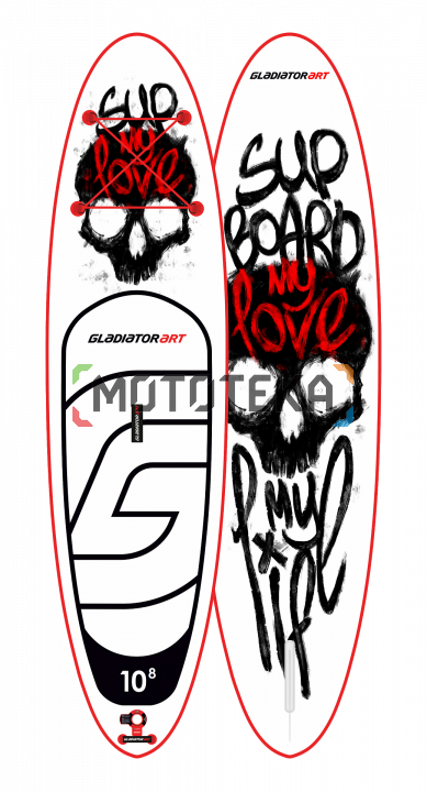 Надувная доска для sup - бординга Gladiator (Гладиатор) SUP my love 10.8 (2021)