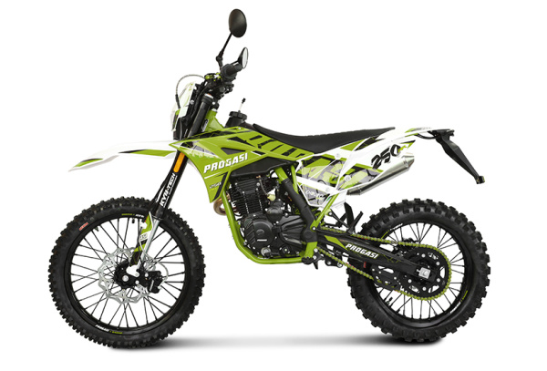 Мотоцикл кроссовый / эндуро Progasi (Прогаси) Super Max 250 RR Green с ЭПТС | Мототека
