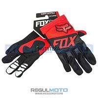 Перчатки FOX (Фокс) 4 Черный/красный L