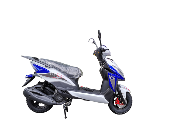 Скутер Vento (Венто) VMC CITY BY49QT-2A 49 (150) СЕРИЯ N1500, LED фары, сигнализация VIN BLUE/WHITE с ПТС | Мототека