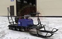 Мотобуксировщик с лыжным модулем Лидер - 3 - 3Т - 16АП (3 тележки) 16 л.с.. с реверсом. адаптивная подвеска