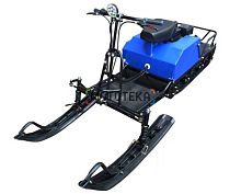 Мотобуксировщик компактный Лидер-СИГМА-2. 8.0+ л.с.. с лыжным модулем. ВАРИАТОР TAV2-40