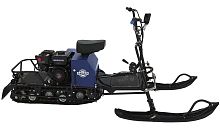 Мотобуксировщик компактный с лыжным модулем ЛИДЕР-ДЕЛЬТА-3. CVTL (+Фара) 8+ л.с.. TAV2-40. РЕВЕРС