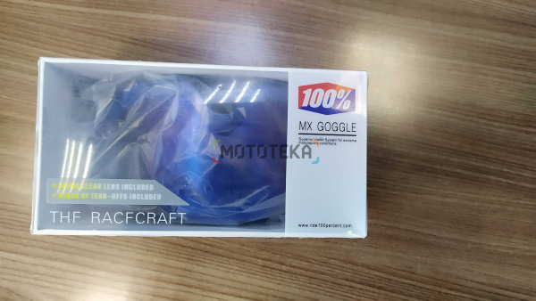 Мотоочки кроссовые 100% Strata (Страта) MX Replica LIGHT BLUE (ГОЛУБЫЕ) | Мототека