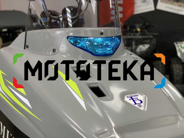 Мини - снегоход Бурлак Azimut (Азимут), Loncin 24 л.с., серый (машинокомплект) | Мототека