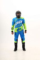 Костюм эндуро Sparx (Спаркс) EX01 VENUM сине-зелёный S