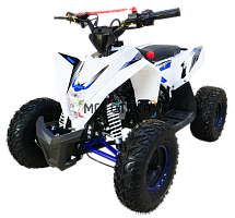 Квадроцикл детский Motax (Мотакс) GEKKON 90 (машинокомплект) белый/синий (машинокомплект)