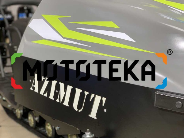 Мини - снегоход Бурлак Azimut (Азимут), Lifan 24 л.с., серый (машинокомплект) | Мототека