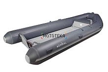 Лодка РИБ (RIB) Admiral (Адмирал) 410 без консоли - камуфляж (хаки зеленый)-черная
