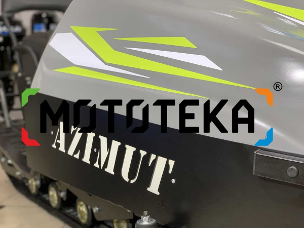 Мини - снегоход Бурлак Azimut (Азимут), Loncin 24 л.с., серый (машинокомплект) | Мототека