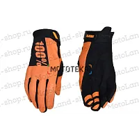 Перчатки мото 100% №3 orange/white/black (S) мотокросс