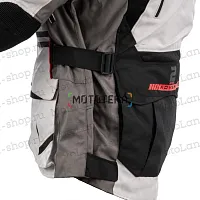 Куртка мотоциклетная (текстиль) GTX EJ-2404 LIGHT GREY (L)