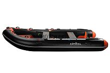 Лодка РИБ (RIB) Admiral (Адмирал) 380 - камуфляж (омон серый)-черная