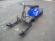 Мотобуксировщик с лыжным модулем Лидер - 3 - 4Т - 18.5АП LONG (4 тележки) 18.5 л.с., с реверсом